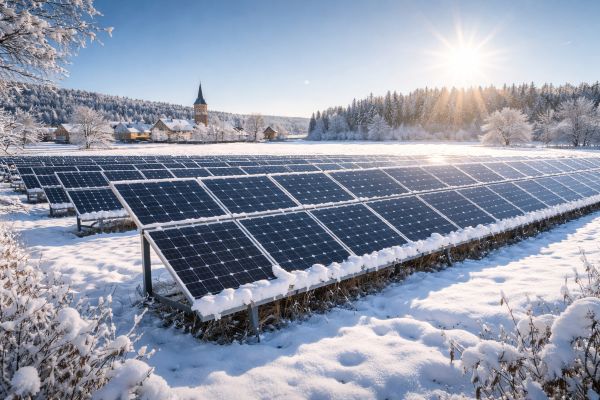 Agri-Photovoltaik im Winter