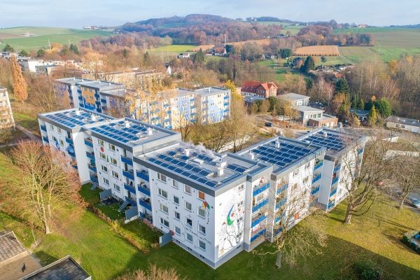 Photovoltaik auf Mehrfamilienhäusern