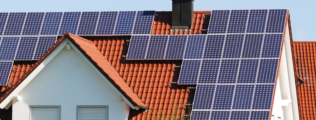 Photovoltaikanlage auf einem Dach